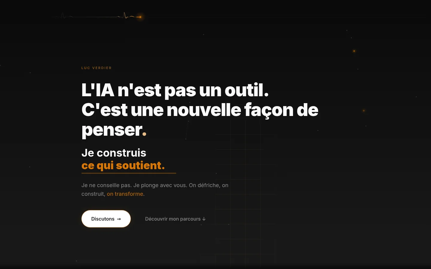 Un positionnement haut de gamme pour un consultant en intelligence artificielle